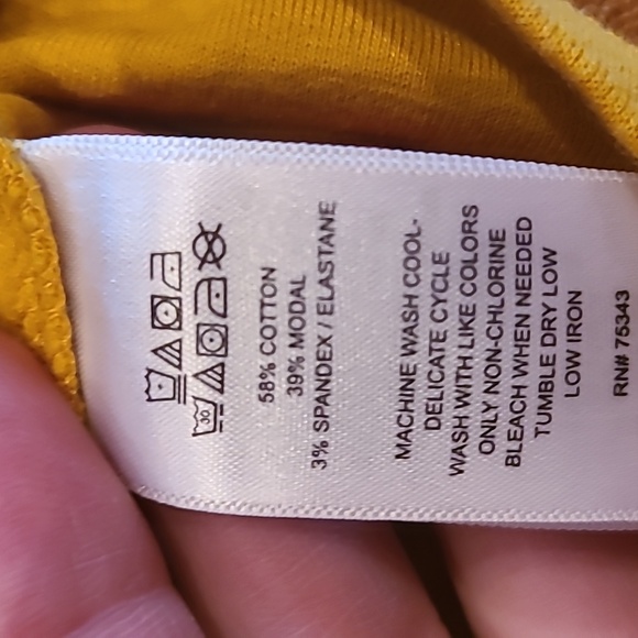 Cynthia Rowley mustard yellow tank top - Picture 3 of 5